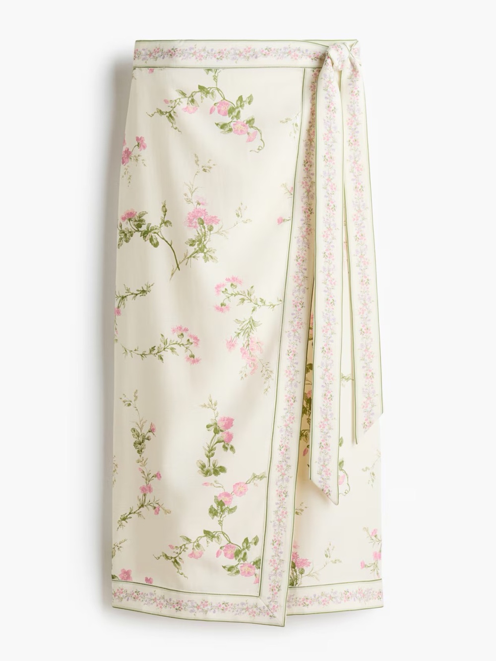 H&M Lyocell-blend wrap skirt New with tag Size S